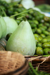 Various vegetables at vegetable market. India