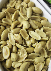 Dish of peanuts