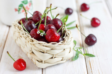 Fresh cherries