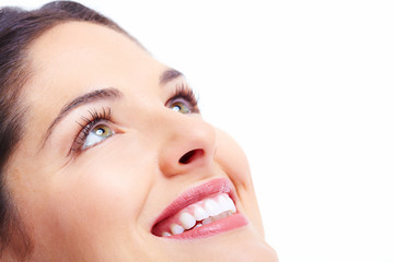 Beautiful woman face.