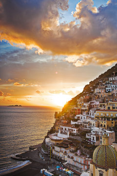 Positano al tramonto