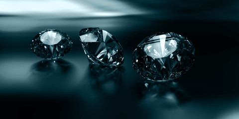 diamonds close up