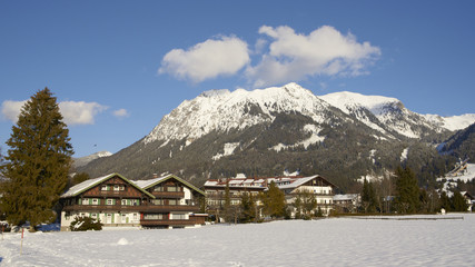 Winterlandschaft bei Oberstdorf