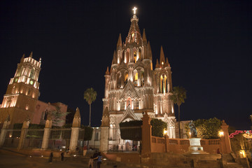 church in san miguel de allende, mexico