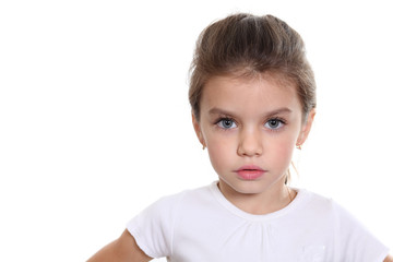 portrait of pretty little girl