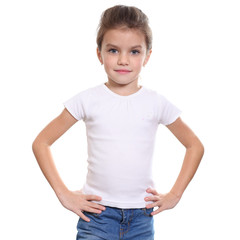 portrait of pretty little girl