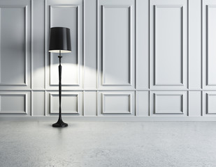 white interior