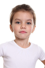 portrait of pretty little girl