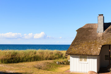 Reetdach am Meer