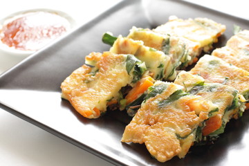 korean cuisine, leek pancake jijimi