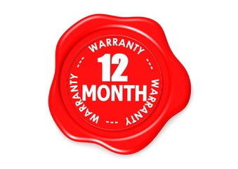 Twelve month warranty seal