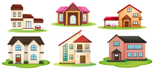 Fototapeta premium various houses