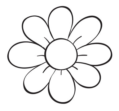 a flower sketch