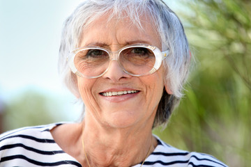 Portrait of senior woman