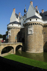 Fototapeta na wymiar chateau de Nantes
