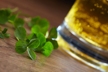 clover and beer