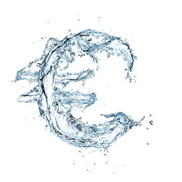 Water Euro symbol