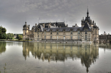 Obraz premium Le château de chantilly, Oise, Picardie