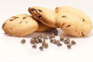 biscotti con pezzetti di cioccolato