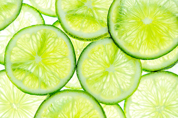 Lime slices