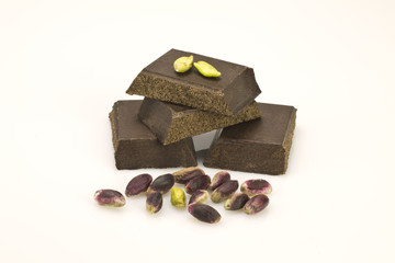 Cioccolato e fette di pane