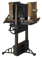 nostalgic wooden camera