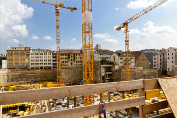 Großbaustelle in Stuttgart
