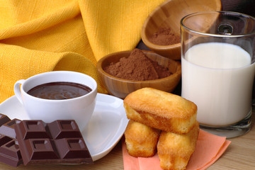 Plum cake allo yogurt,latte,cioccolato fondentee cioccolata
