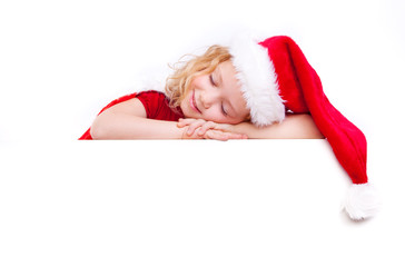 kind beim schlafen weihnachten