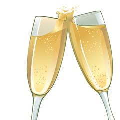 Sektgläser Feiern Party