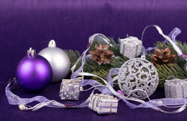 Christmas decoration  on white background