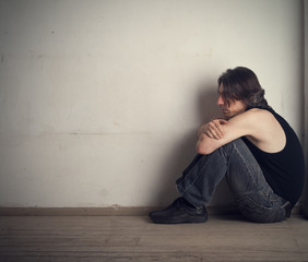 alone man