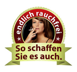 endlich rauchfrei button stempel