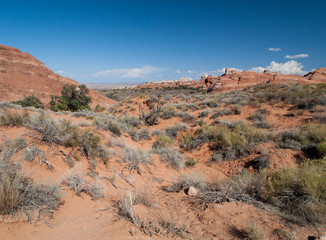 Désert du Devil's garden - parc des arches