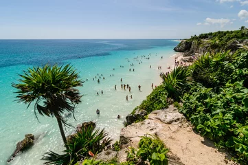 Foto op Plexiglas Tulum Beach, Mexico © Tourmalet06