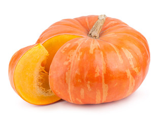 pumpkin with a slice