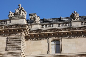 Obraz premium Détail du Musée du Louvre