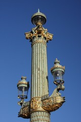 Fototapeta na wymiar Lampa z Place de la Concorde