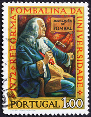 Postage stamp Portugal 1972 Marquis of Pombal