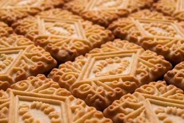 Custard cream biscuits