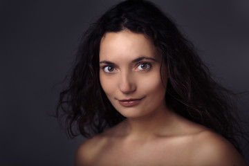 Naklejka premium beauty headshot of sexy woman