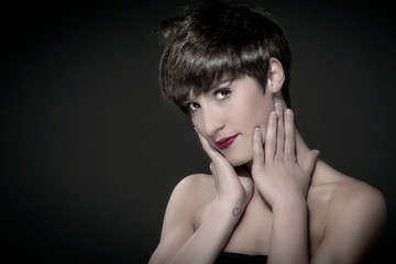 Young brunette woman Portrait