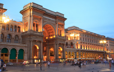 Fototapeta premium Galeria Vittorio Emanuele II w Mediolanie we Włoszech