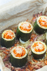 Zucchini rolls
