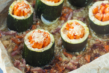 Zucchini rolls