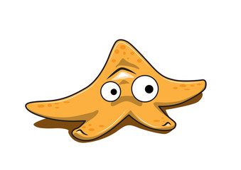 Star fish vector cartoon