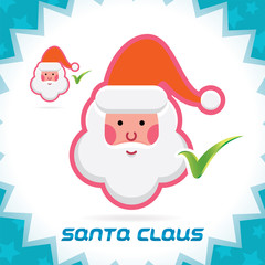 laus Merry Christmas, New Year, Button, Sign, Symbol