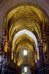 interior of Mosque-Cathedral, Cordoba, Andalusia, Spain