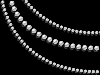 White pearls jewelry