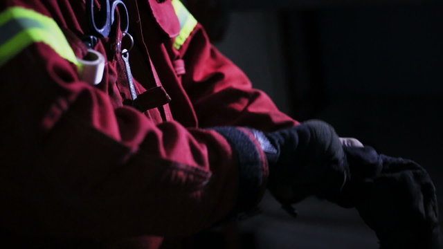 Rescue Team wearing